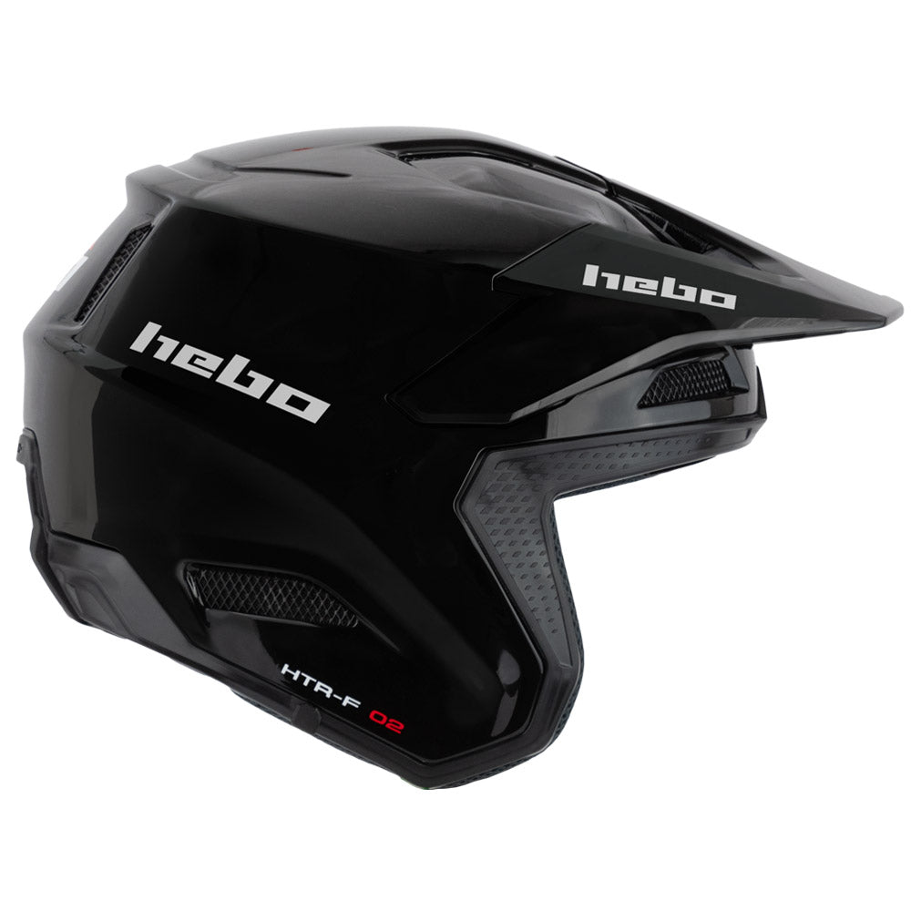 Hebo Trials Helmet Zone Pro Monocolour Black