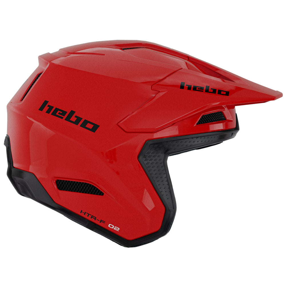 Hebo Trials Helmet Zone Pro Monocolour Red
