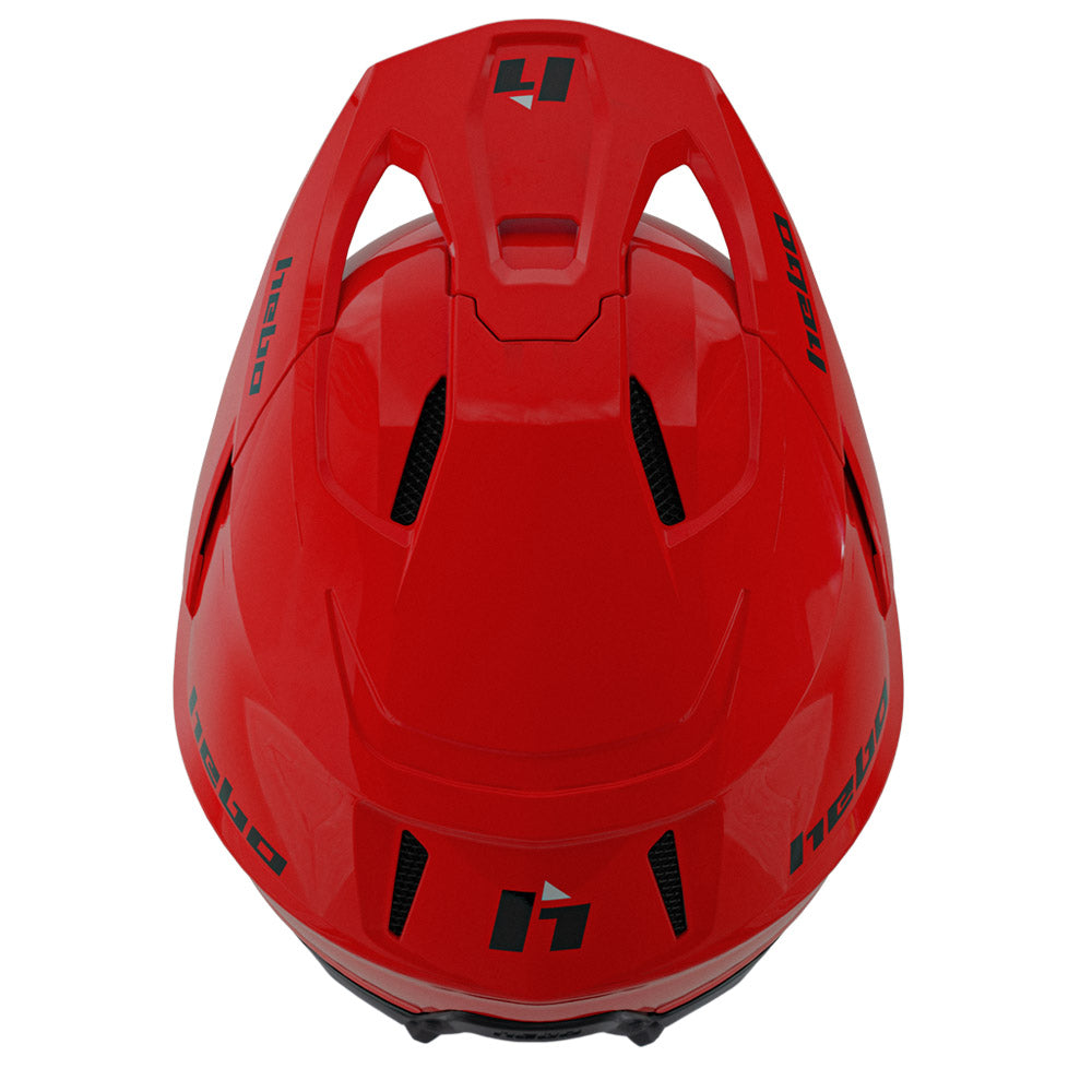 Hebo Trials Helmet Zone Pro Monocolour Red