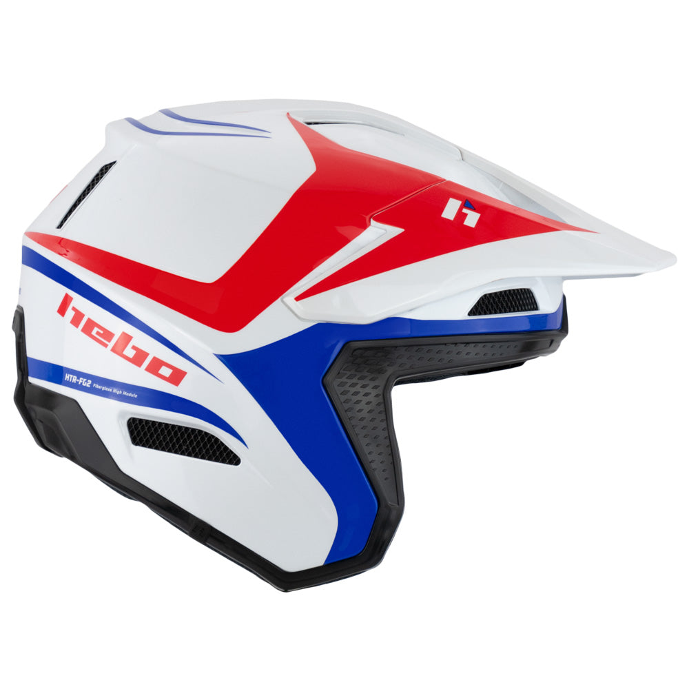 Hebo Trials Helmet Zone Pro White