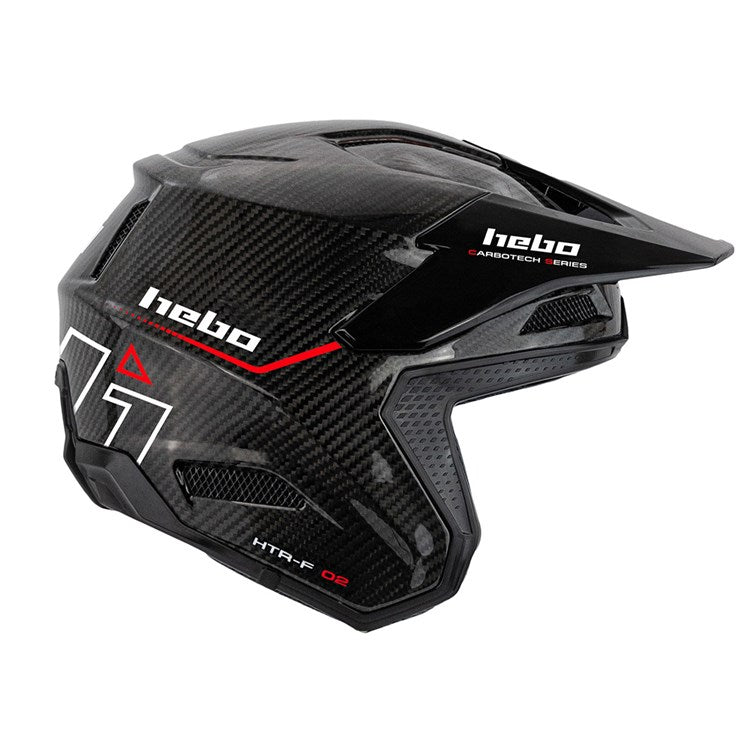Hebo Trials Helmet Zone Race K3 Carbon Black