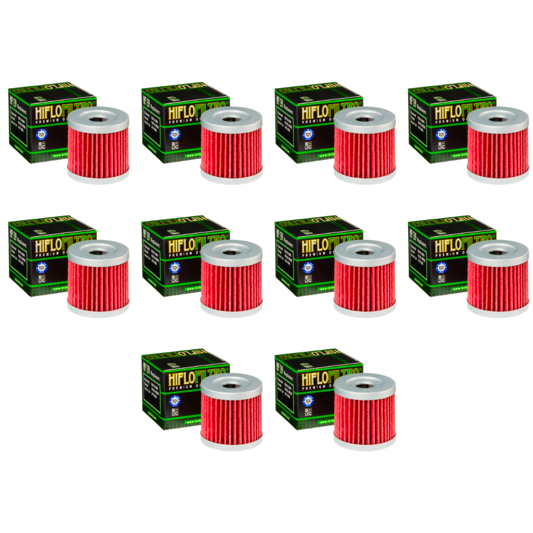 10 x HiFlo HF139 Oil Filter Suzuki DRZ400 00-14, LT-Z400 03-14, LT-R450 06-14