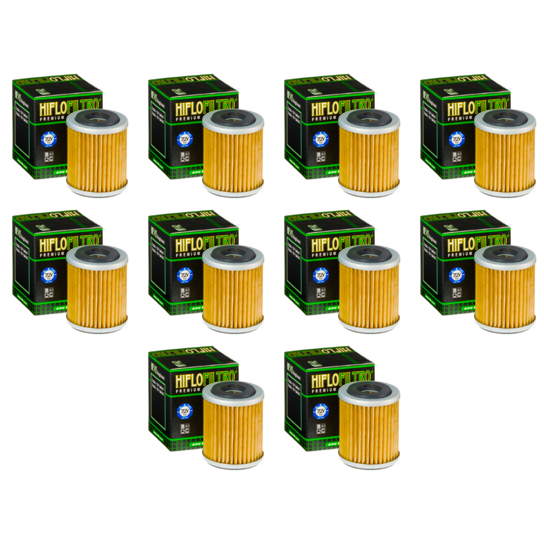 10 x HiFlo HF142 Oil Filter Yamaha YZF/WRF250/400/426 98-02, TT-R250 00-07