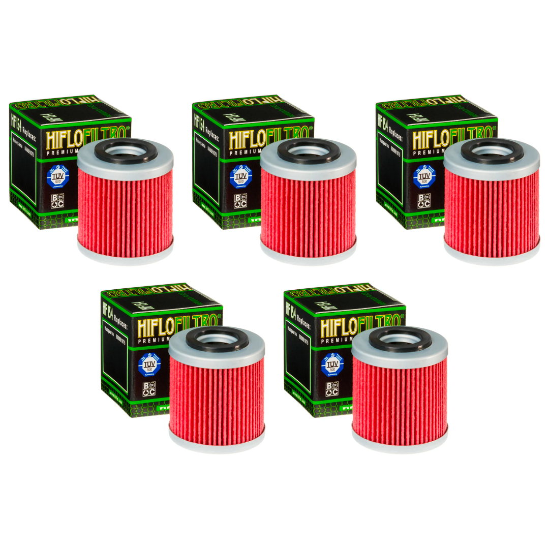 5 x HiFlo HF154 Oil Filter Husqvarna TC/TE 250/410/510/600 98-07