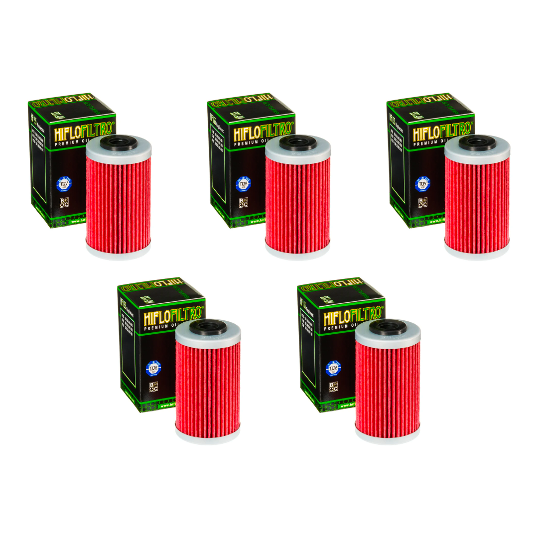 5 x HiFlo HF155 Oil Filter KTM 1st Filter All Models 99-07, Husaberg FE/FC 450/550/650 04-08