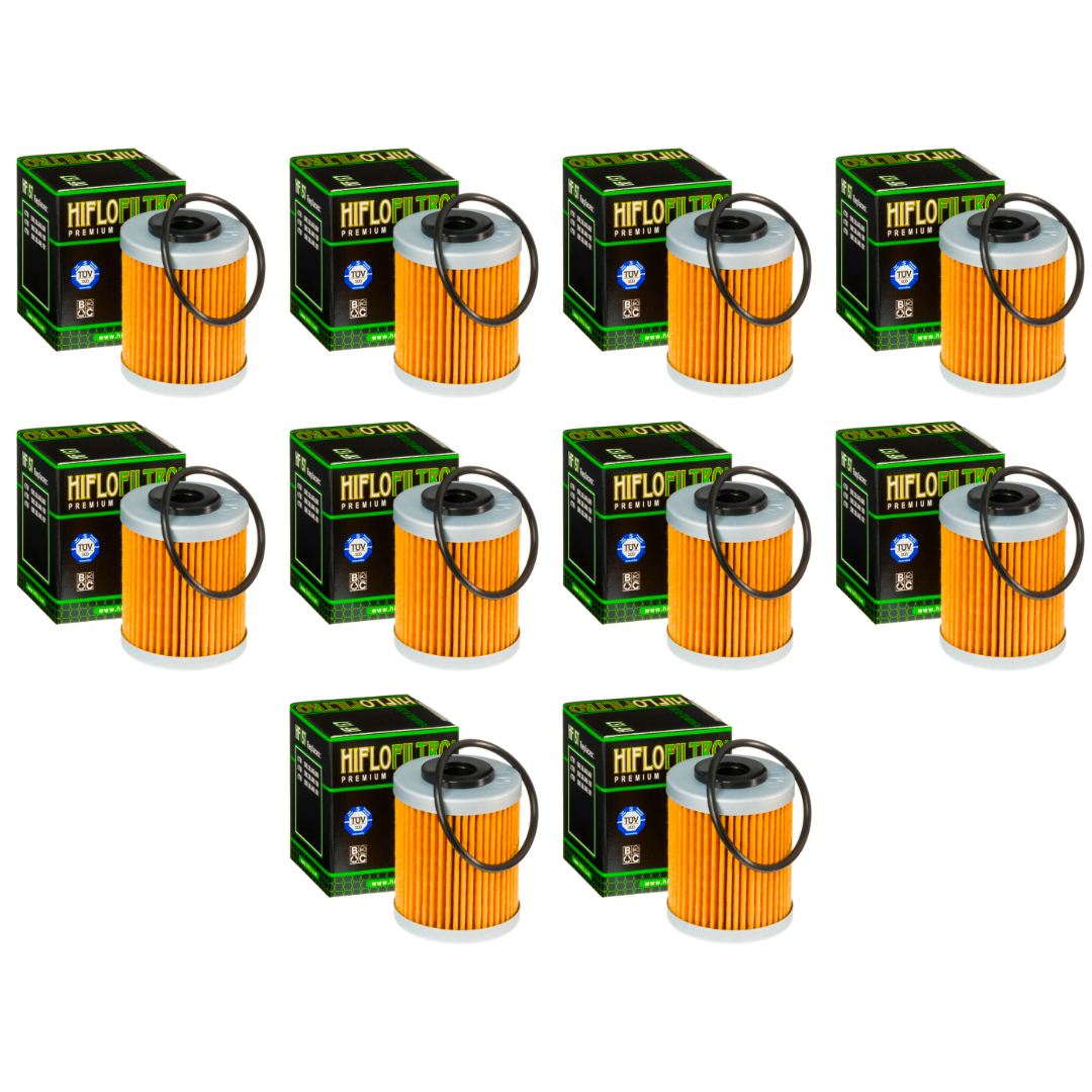 10 x HiFlo HF157 Oil Filter KTM 2nd Filter All Models 99-07