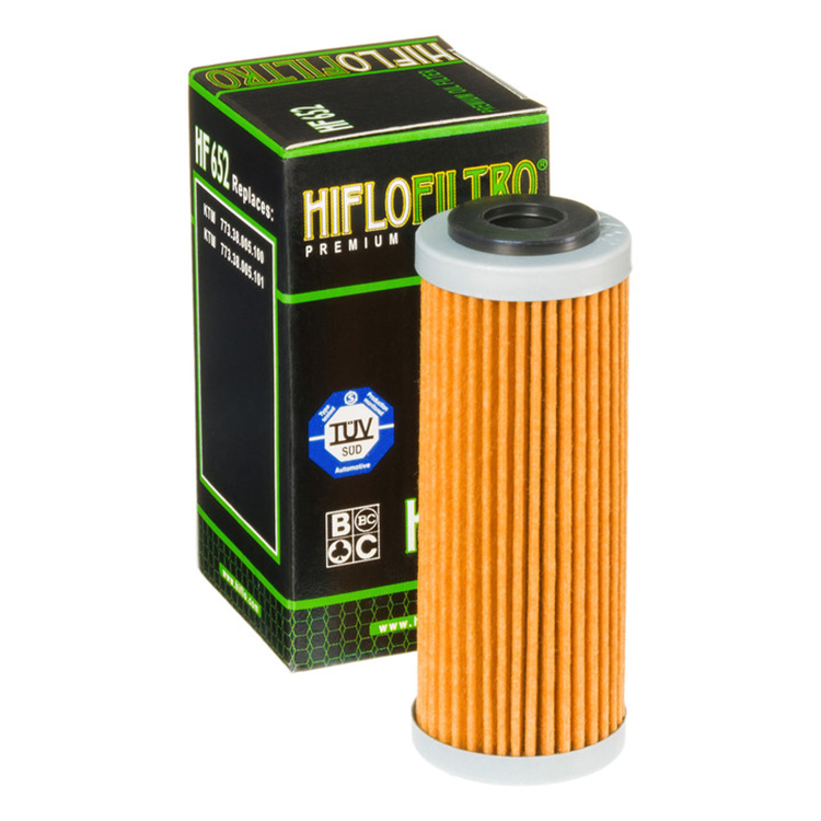 HiFlo HF652 Oil Filter KTM SXF/EXCF250 13-24, SXF350 12-24, 450-500 16-24, Husqvarna 14-24