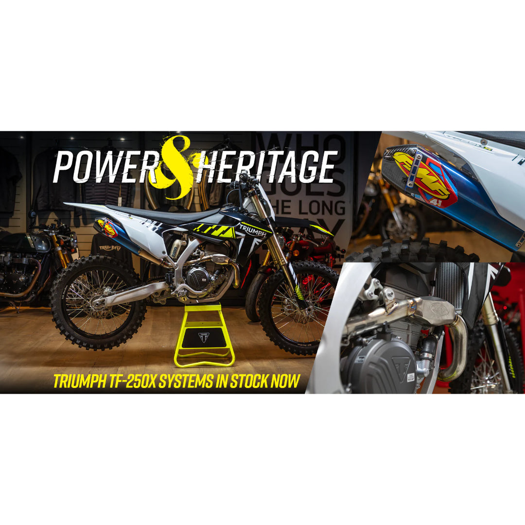 FMF Factory 4.1 RCT Titanium Anodized Exhaust Silencer Triumph TF 250X 24-26, TF 250E 2026 - FMF 045695