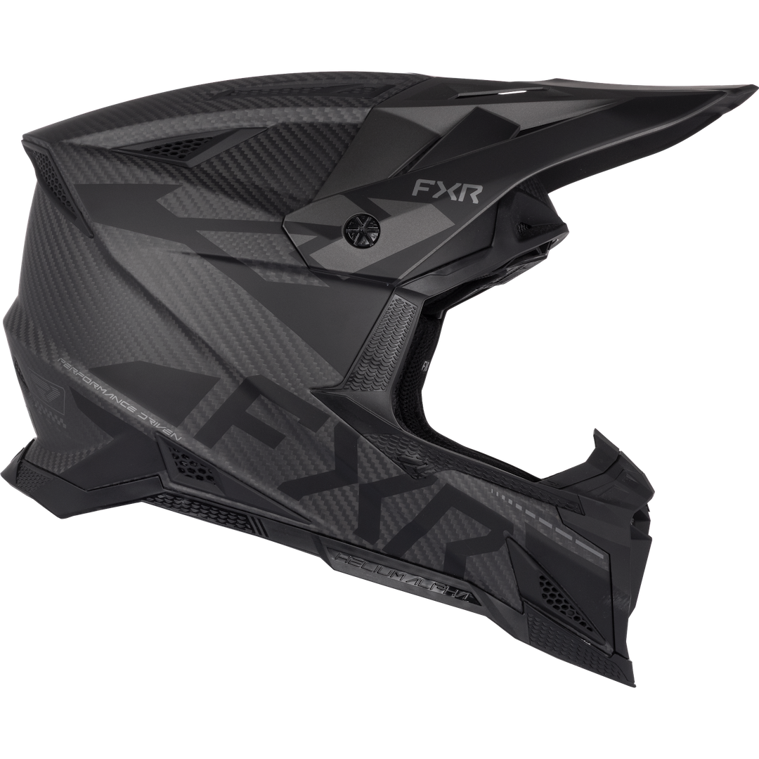 FXR Helium Alpha Carbon ECE 22.06 MX MIPS Helmet 2027 Black OPS
