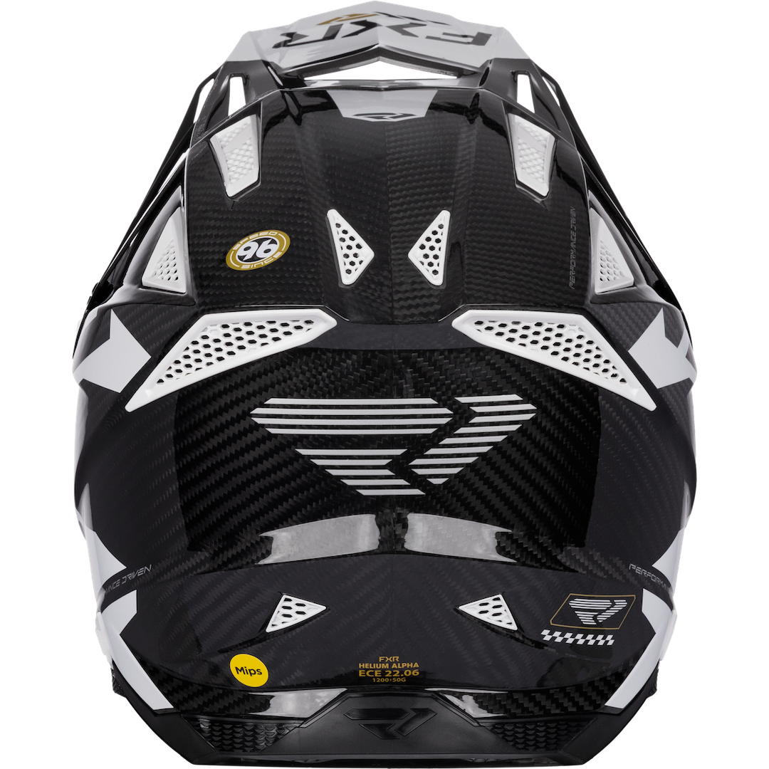 FXR Helium Alpha Carbon ECE 22.06 MX MIPS Helmet 2027 Tux