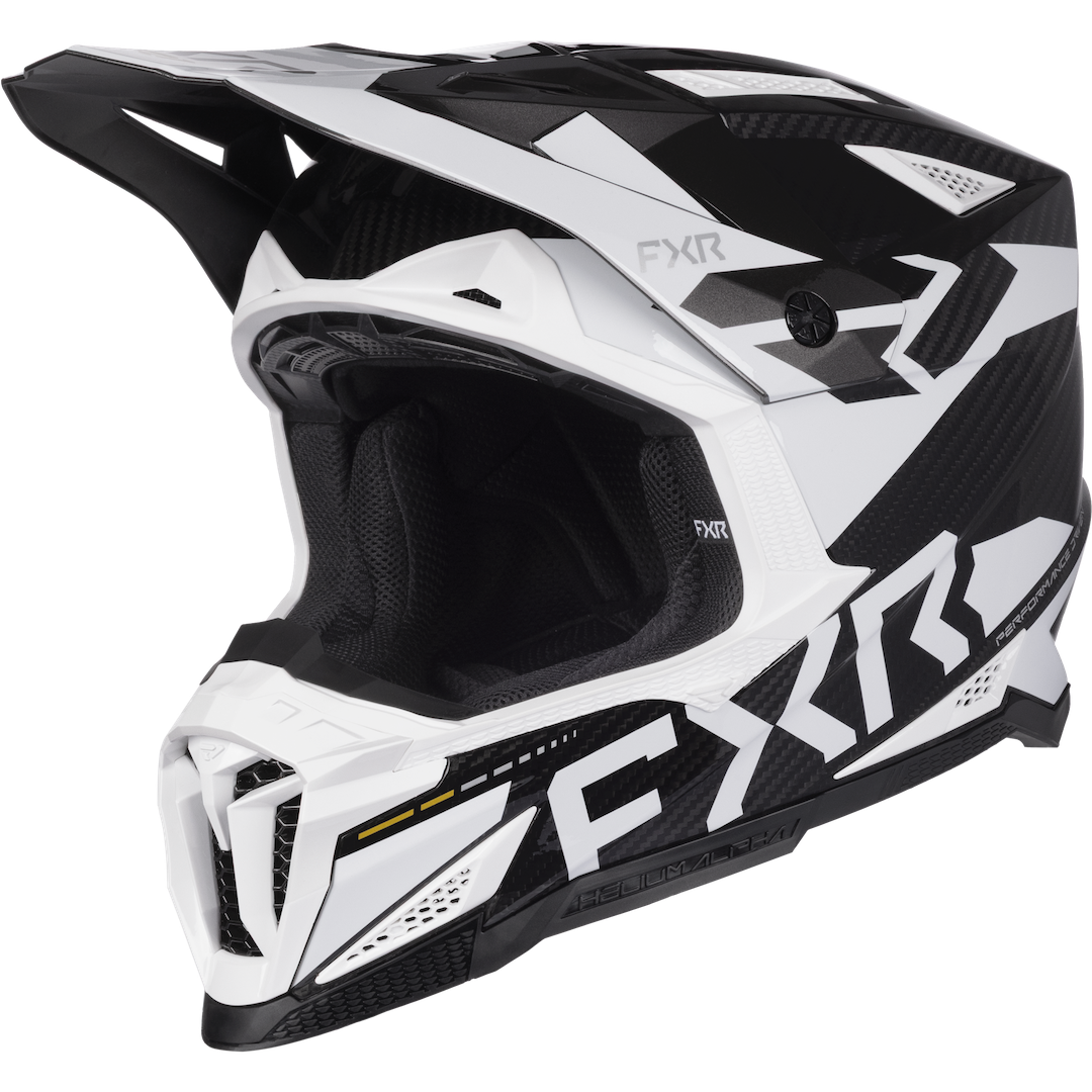 FXR Helium Alpha Carbon ECE 22.06 MX MIPS Helmet 2027 Tux