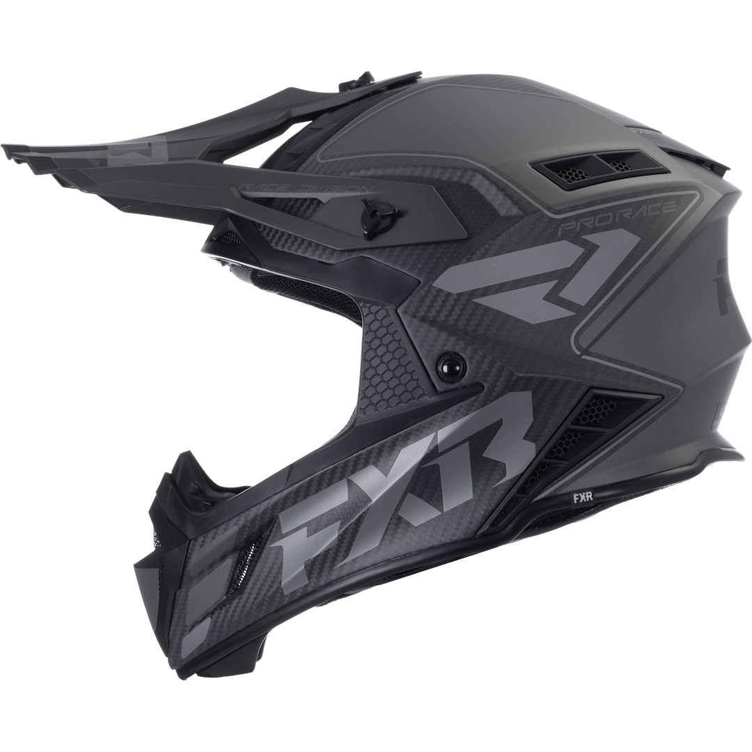 FXR Helium Carbon MX Helmet 2026 Shadow