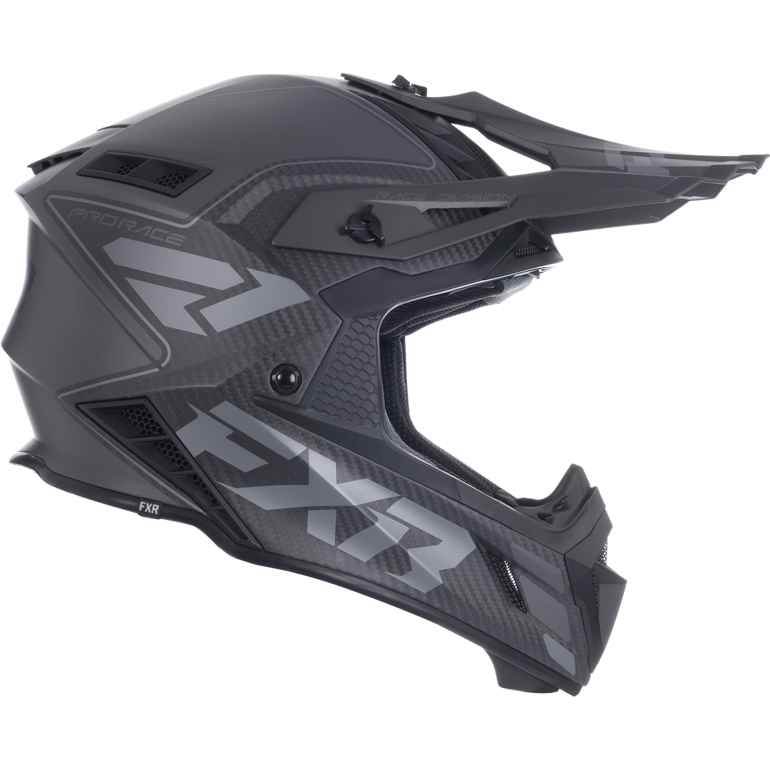 FXR Helium Carbon MX Helmet 2026 Shadow