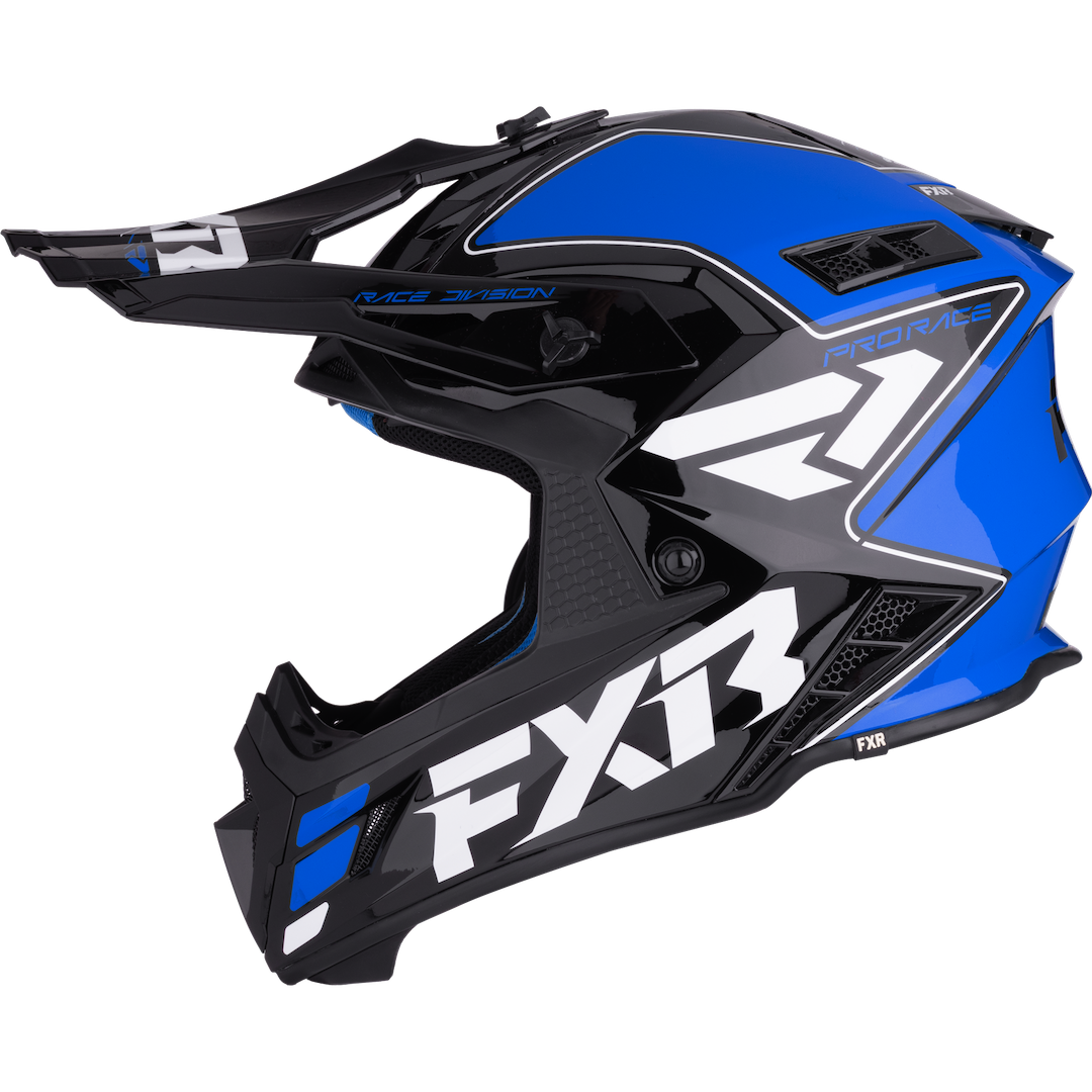 FXR Helium MX Helmet 2026 Blue/White