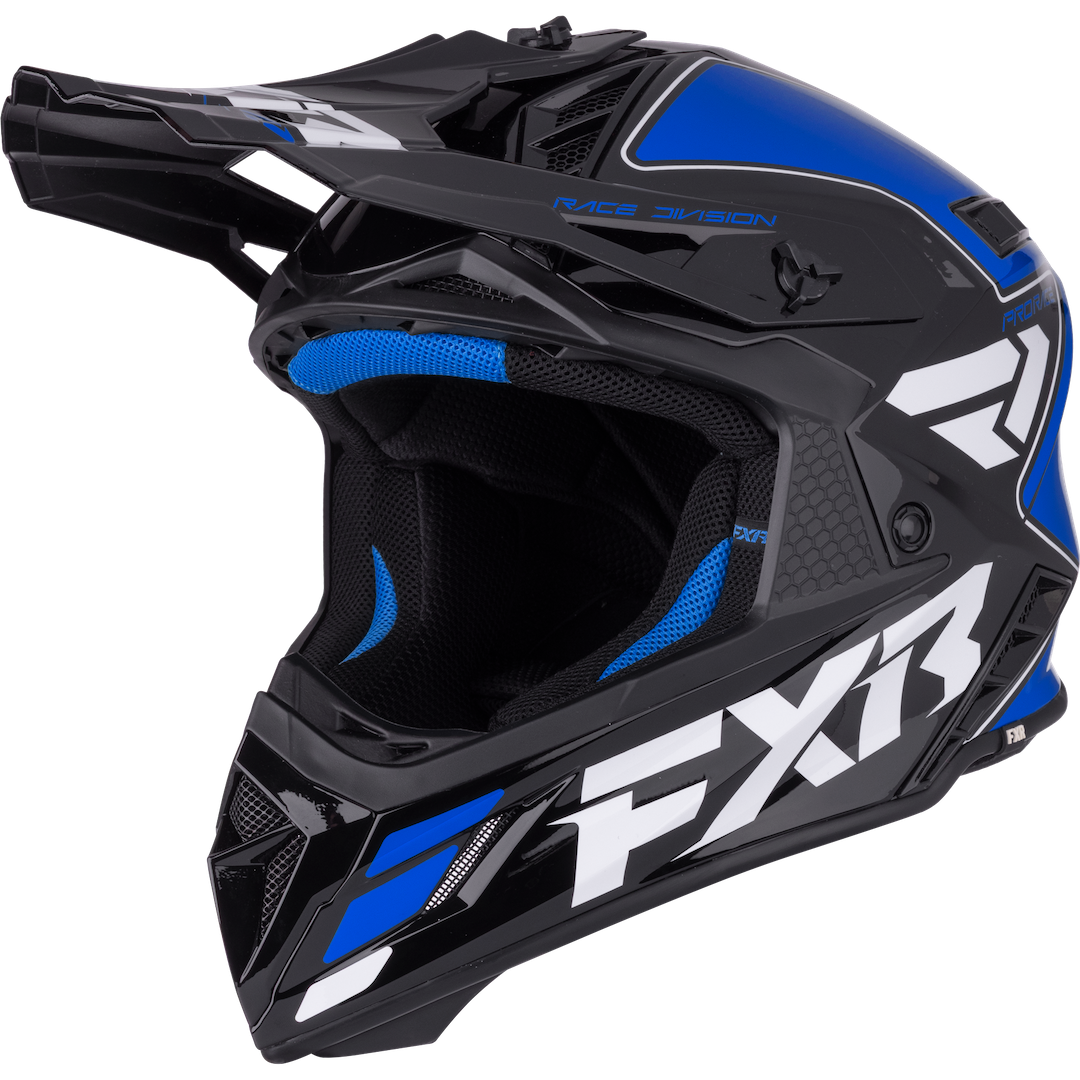 FXR Helium MX Helmet 2026 Blue/White