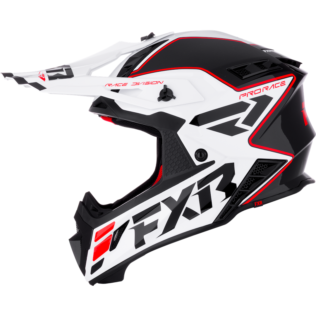 FXR Helium MX Helmet 2026 Red/White/Black