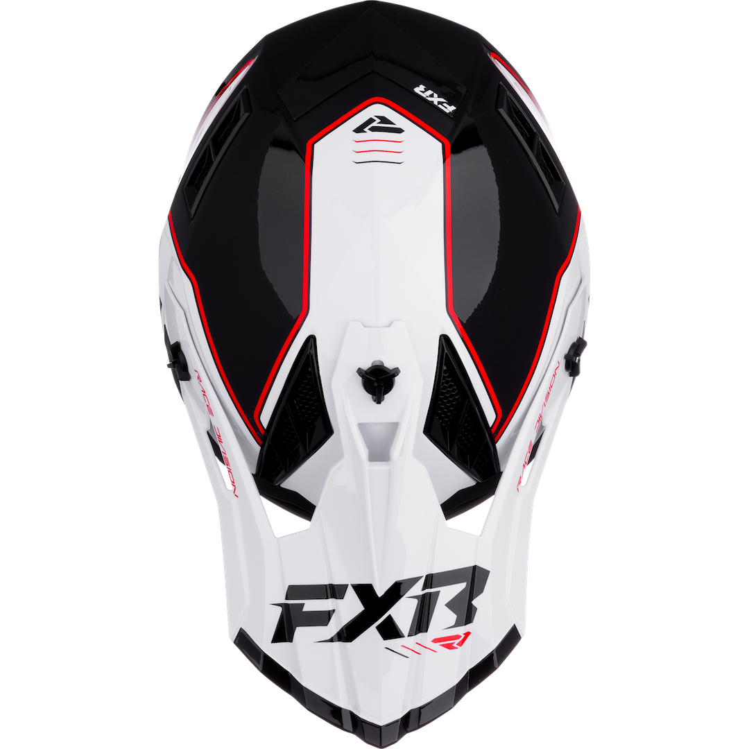 FXR Helium MX Helmet 2026 Red/White/Black