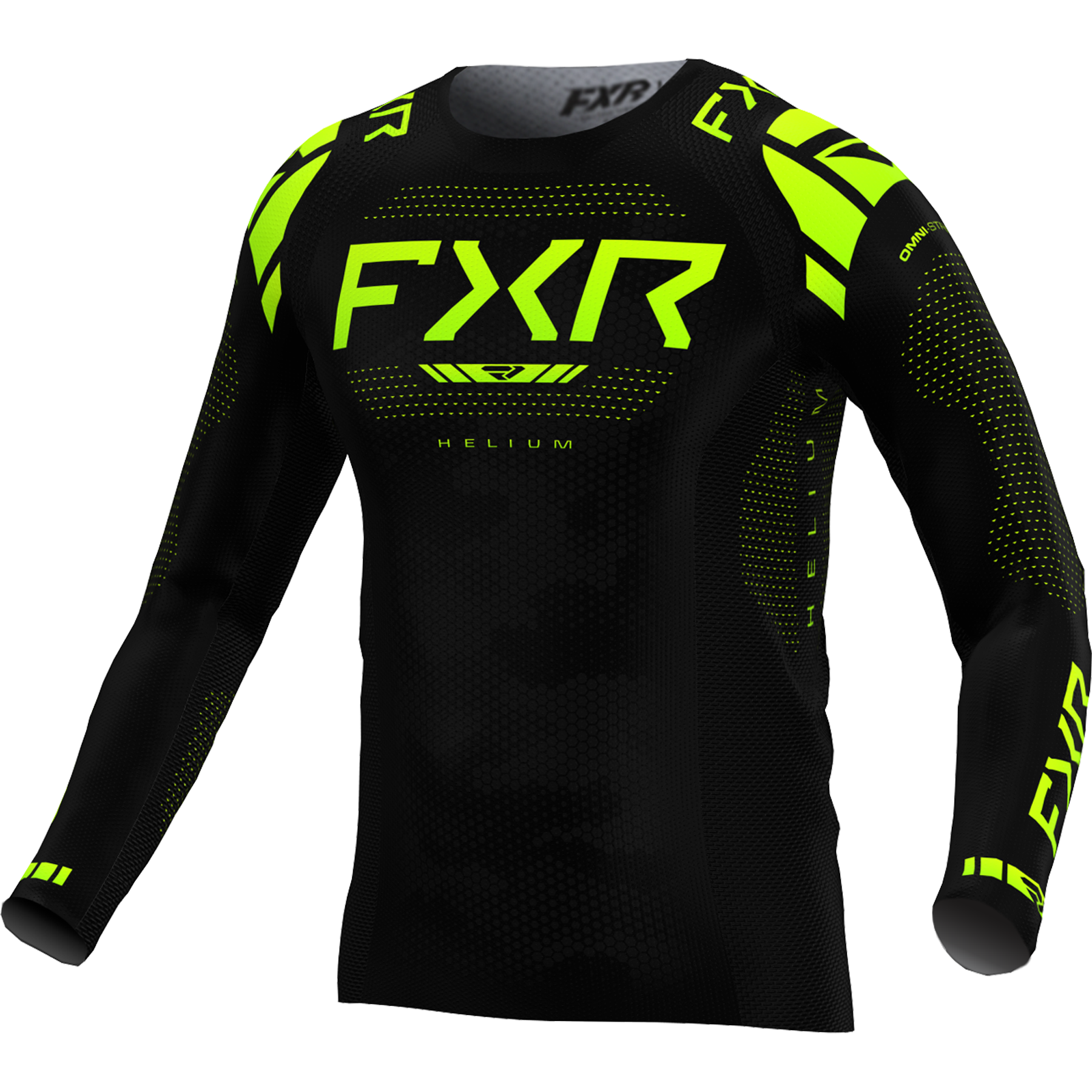 FXR Helium MX Jersey 2025.7 Black/HiVis