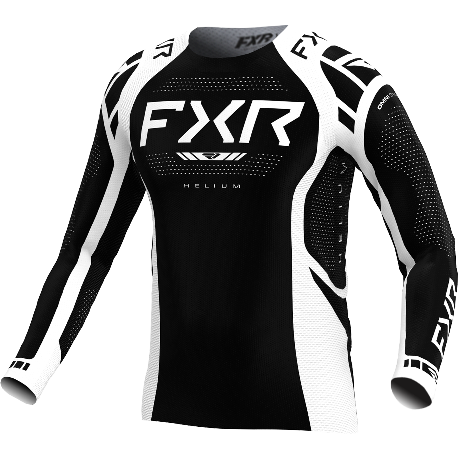 FXR Helium MX Jersey 2025.7 Black/White