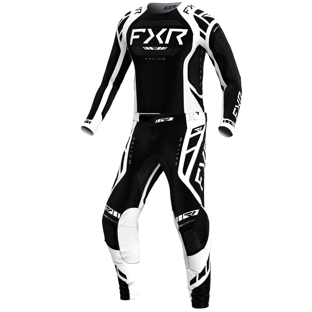 FXR Helium 2025.7 MX Kit Combo Black/White