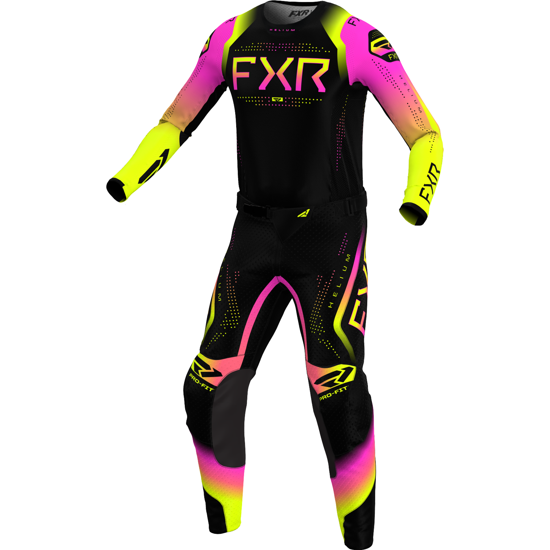 FXR Helium 2024 MX Kit Combo Pink Lemonade