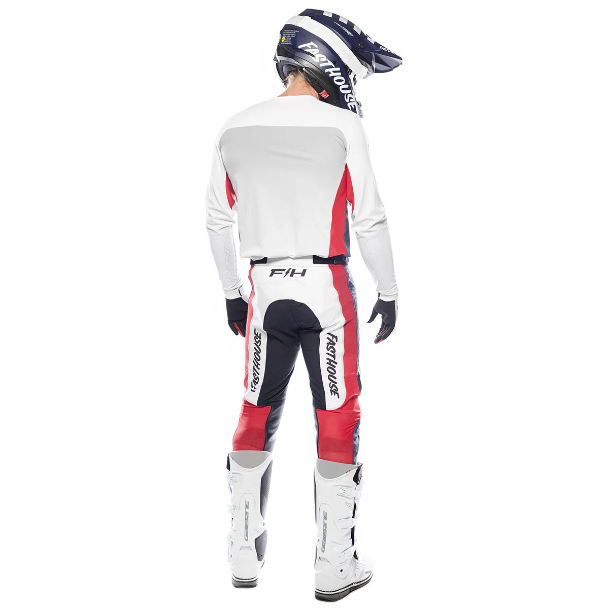 Fasthouse Helix Circuit MX Pant Navy/White/Red