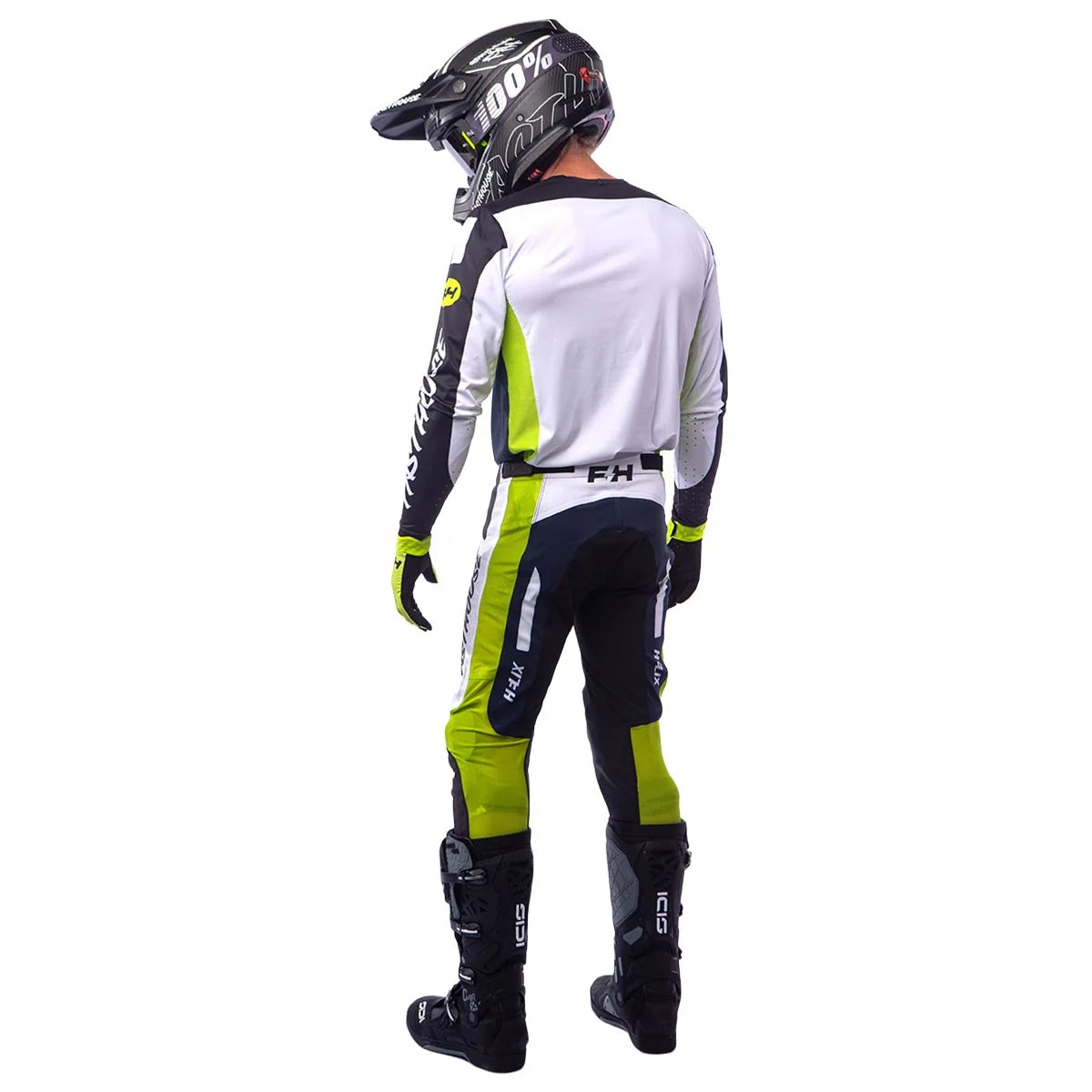 Fasthouse Helix Daytona MX Pant - Black/Flo Green