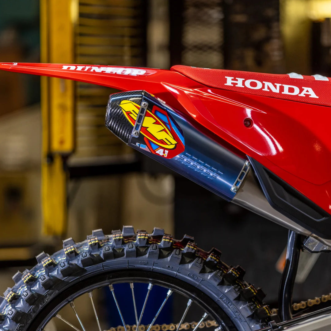FMF Factory 4.1 RCT Titanium Anodized Exhaust Silencer Honda CRF 250R 22-24, CRF 250RX 22-24 - FMF 041611