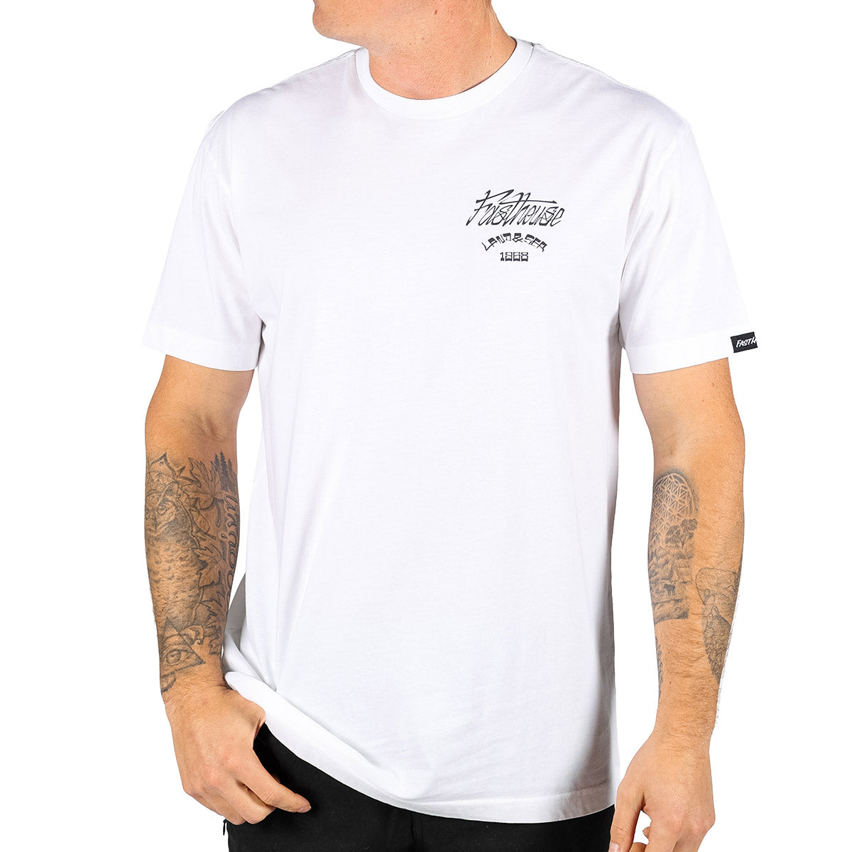 Fasthouse Horizon Tee - White