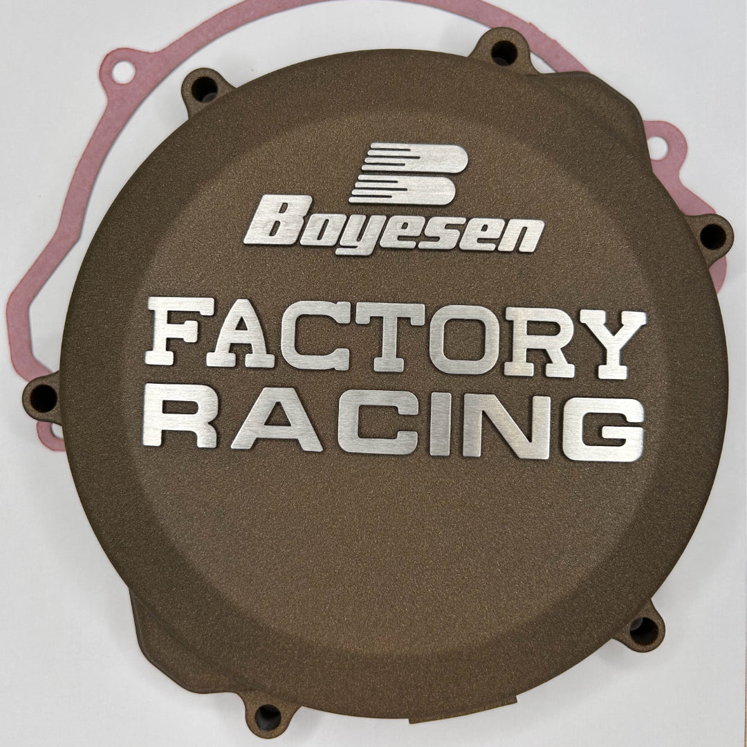 Boyesen Clutch Cover YAMAHA YZ250 99-24, YZ250X 16-24 Magnesium