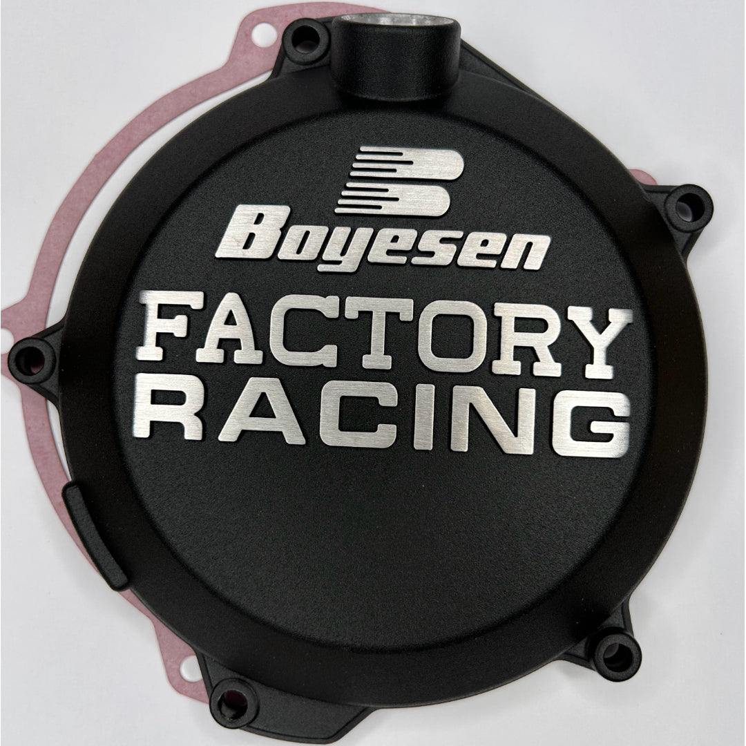 Boyesen Clutch Cover KTM KTM SXF 250 350 450 SX 250 300 2023-24, Husky TC/FC 250 450 2023-24 Black