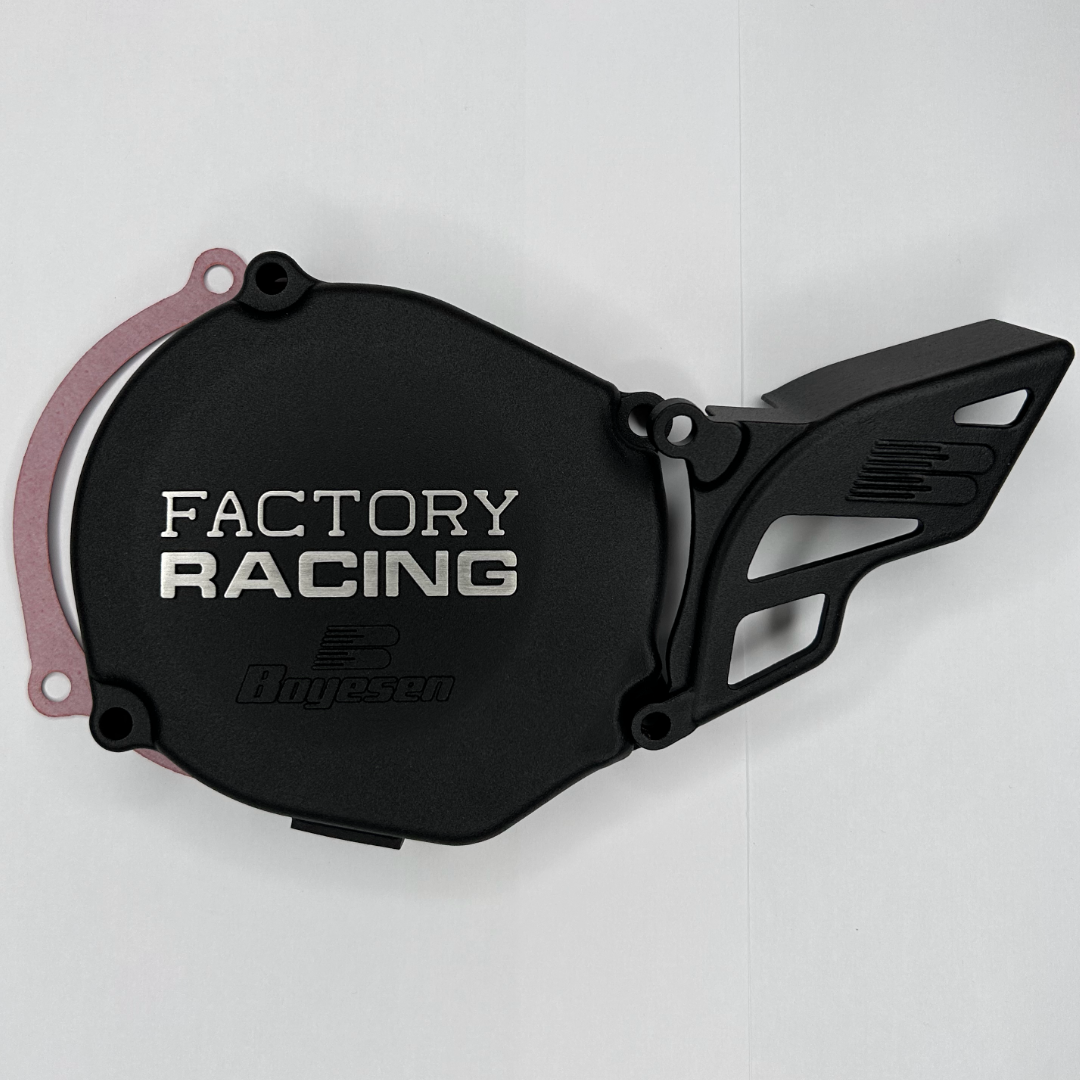 Boyesen Ignition Cover YAMAHA YZ65 18-24, YZ80 93-01, YZ85 02-24 Black