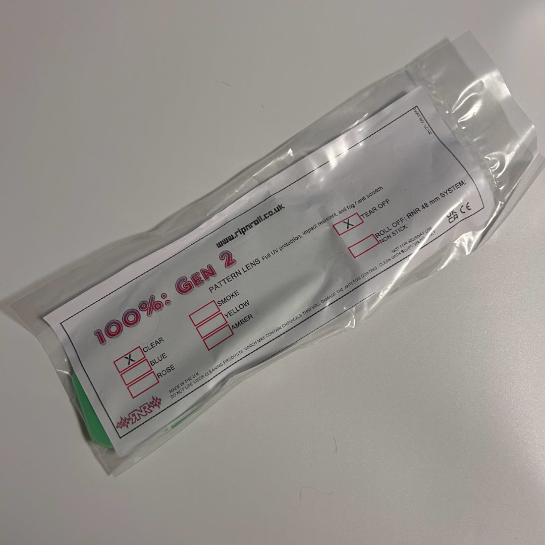 RNR Tear of Lens 100% Racecraft 2, Accuri 2, Strata 2 - Clear