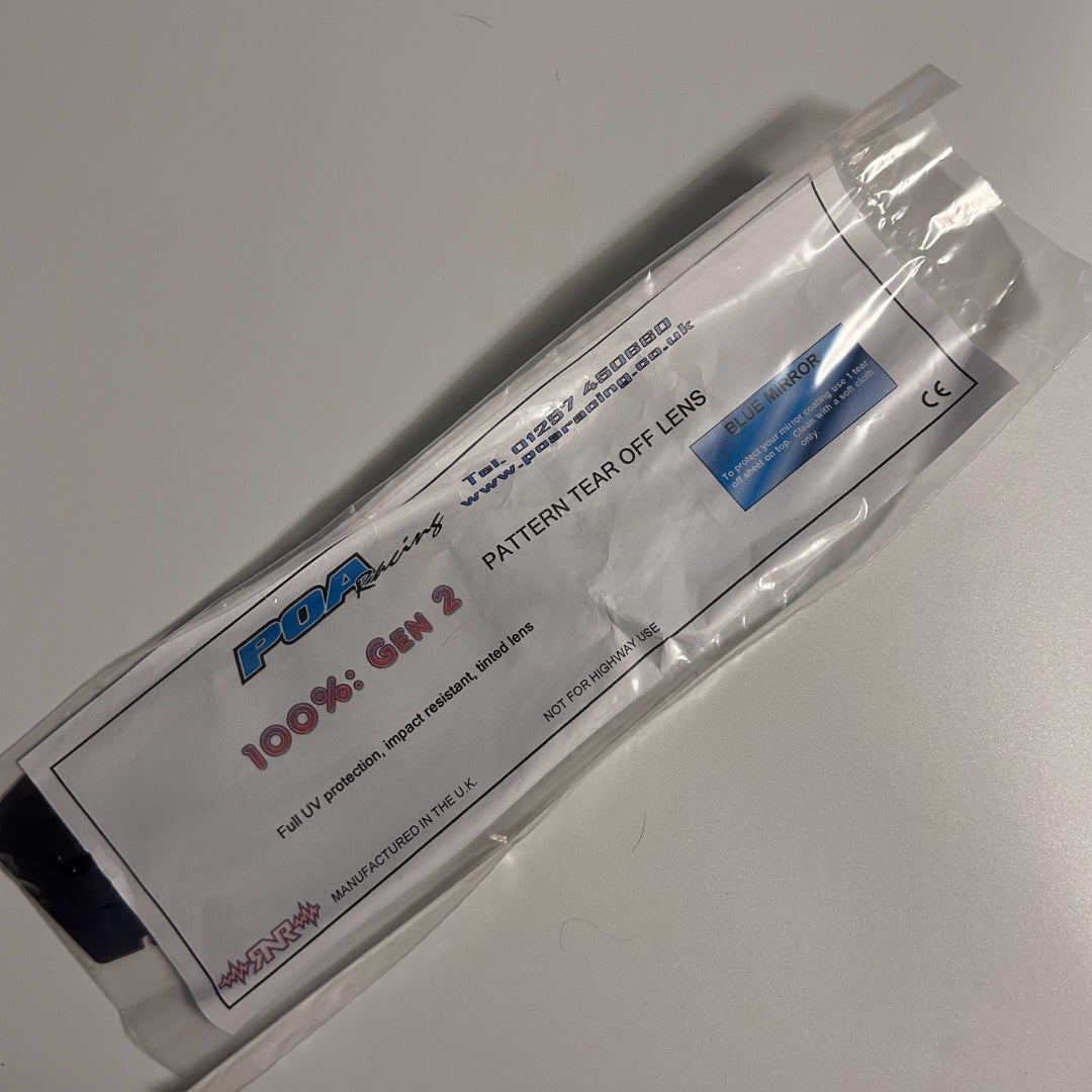 RNR Tear of Lens 100% Racecraft 2, Accuri 2, Strata 2 - Blue Mirror