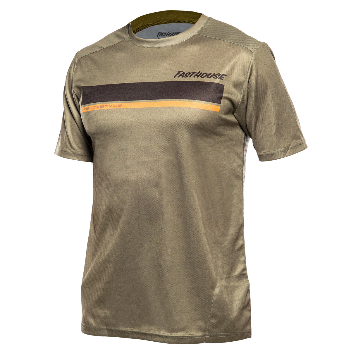 Fasthouse Impakt Cosmos Short Sleeve MTB Jersey - Olive