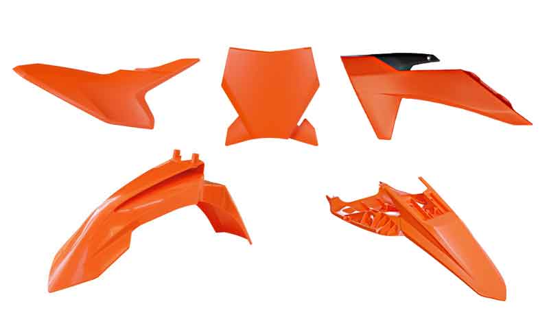 Rtech Plastic Kit KTM SX 50 2024-2025 Orange