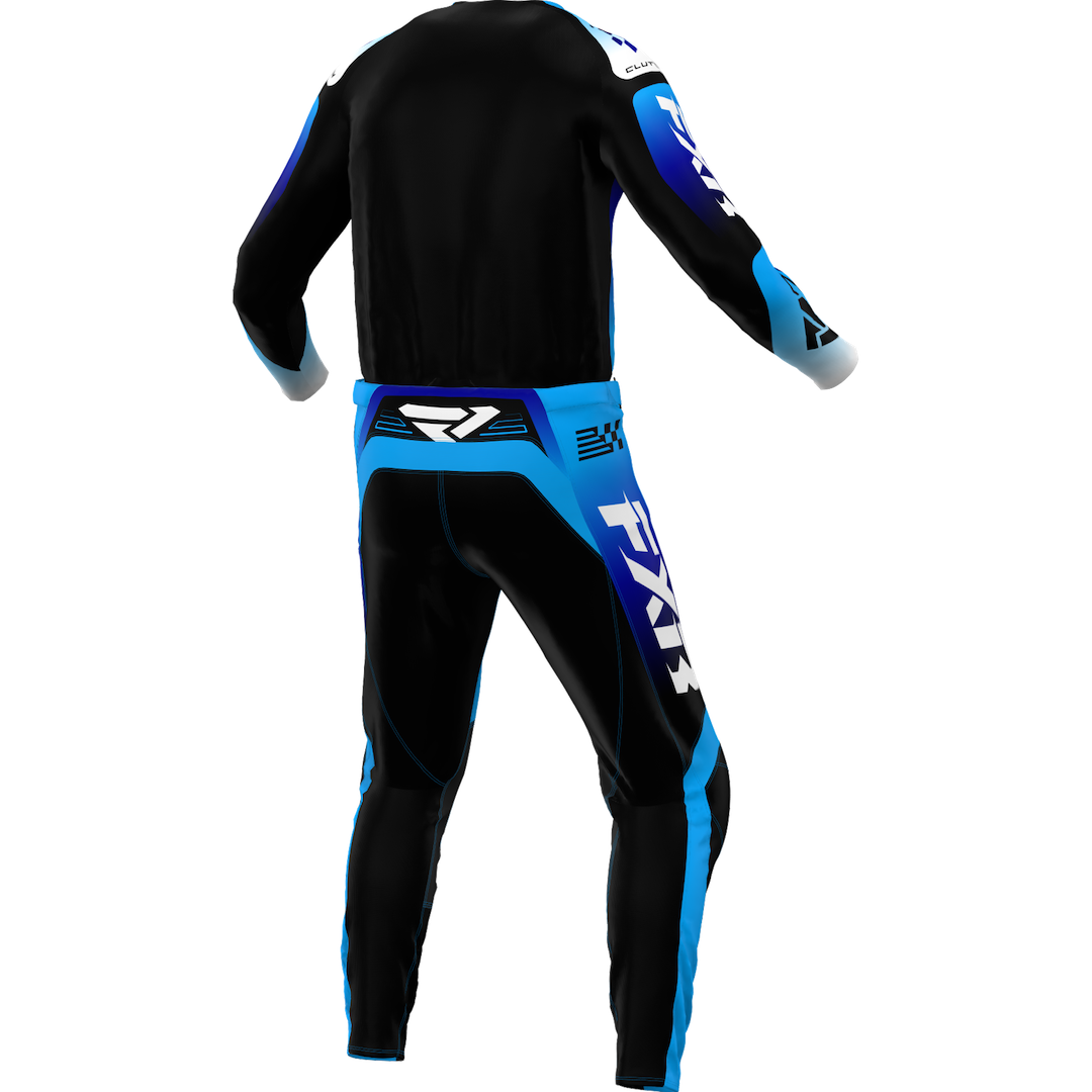 FXR KIDS Clutch 2026 MX Kit Combo Blue/Black/White