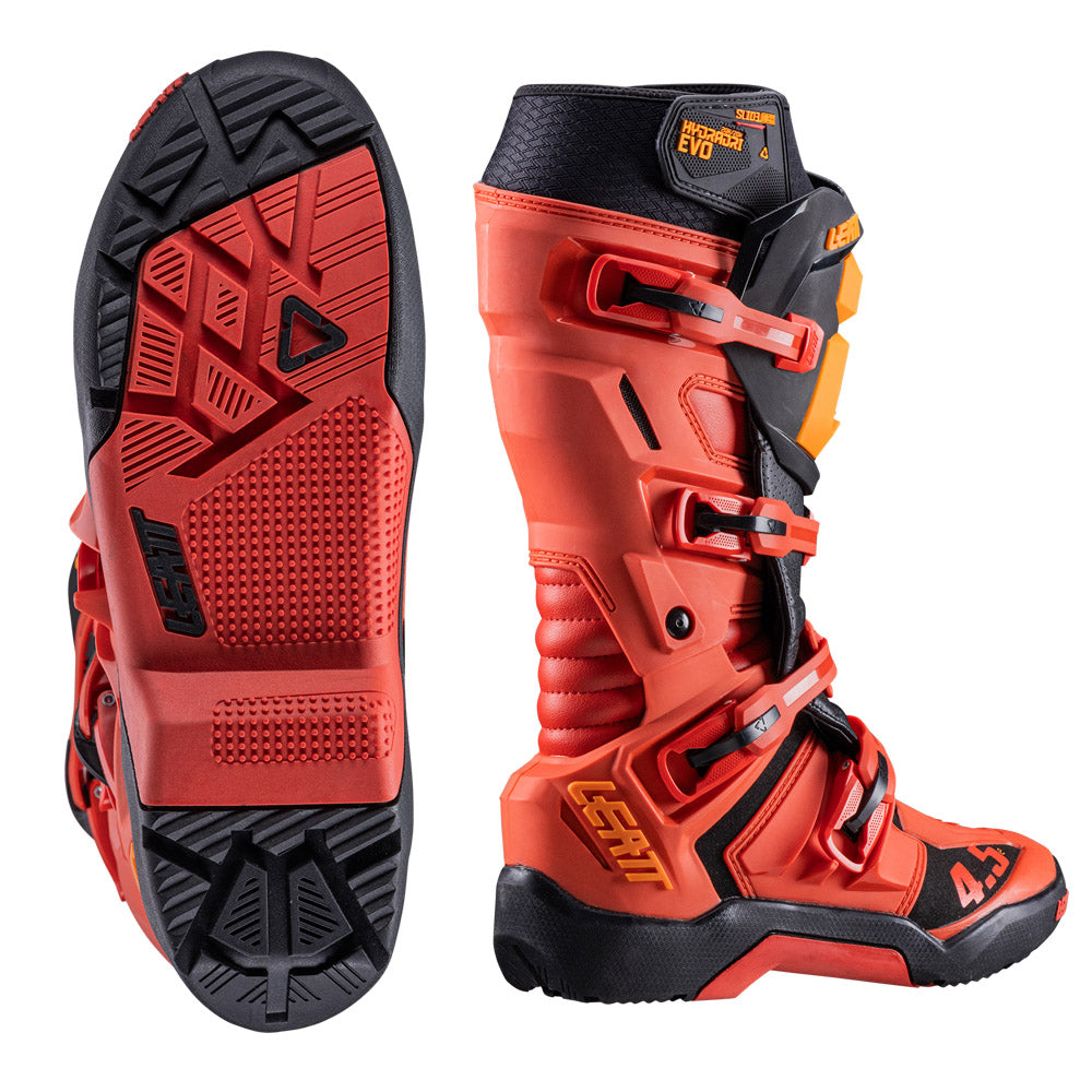Leatt 4.5 MX Boots HYDRADRI Burn Red