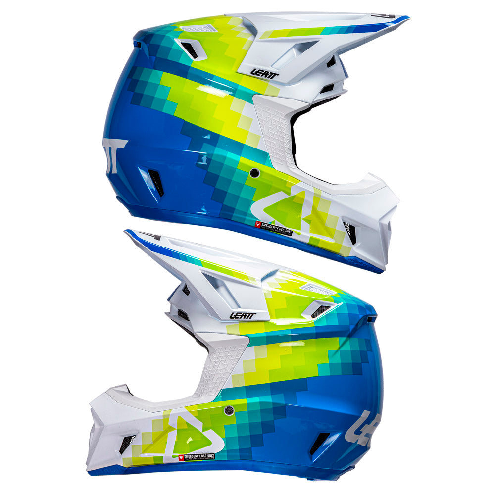 Leatt Moto 7.5 V26 MX Helmet Pixel Blue