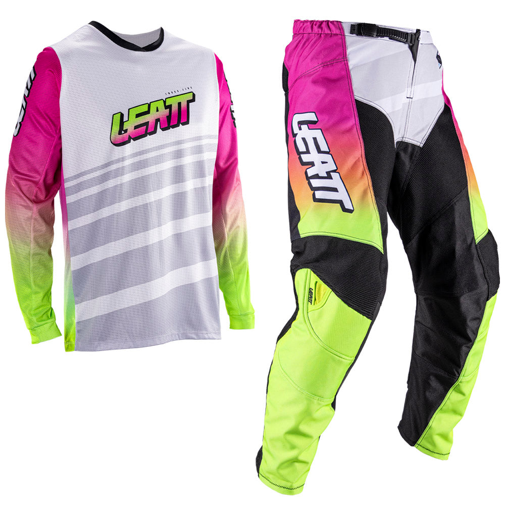 Leatt Moto 3.5 MX Kit Combo 2026 Retro Pink