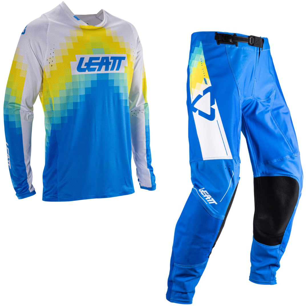 Leatt Moto 4.5 MX Kit Combo 2026 Pixel Blue