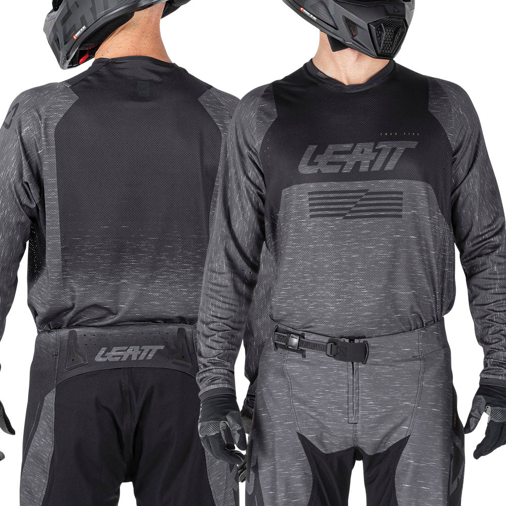 Leatt Moto 4.5 Lite MX Jersey Stealth 2026 Black/Grey