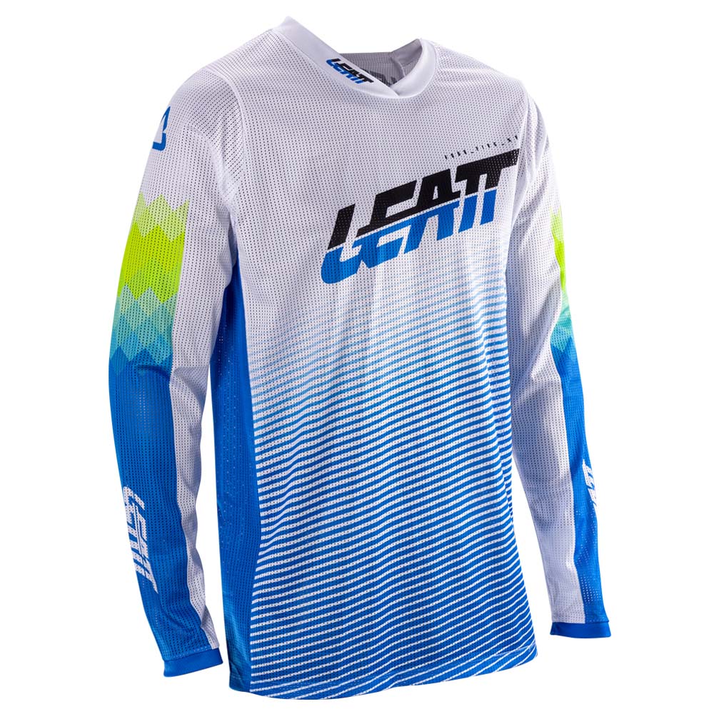 Leatt Moto 4.5 X-Flow MX Jersey 2026 Pixel Blue