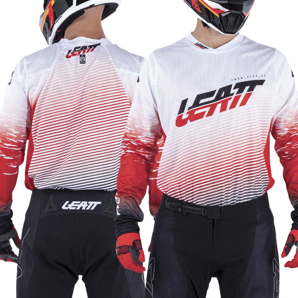 Leatt Moto 4.5 X-Flow MX Jersey 2026 Red