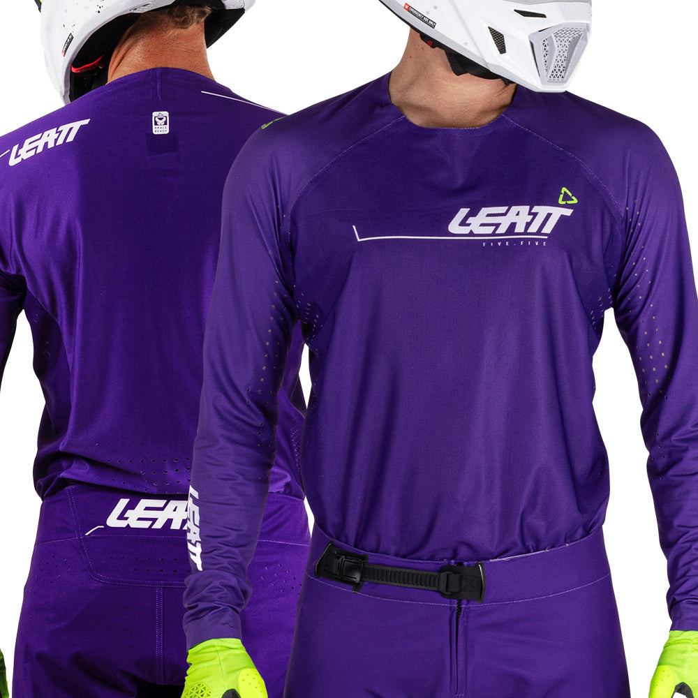 Leatt Moto 5.5 Ultraweld MX Jersey 2026 Purple