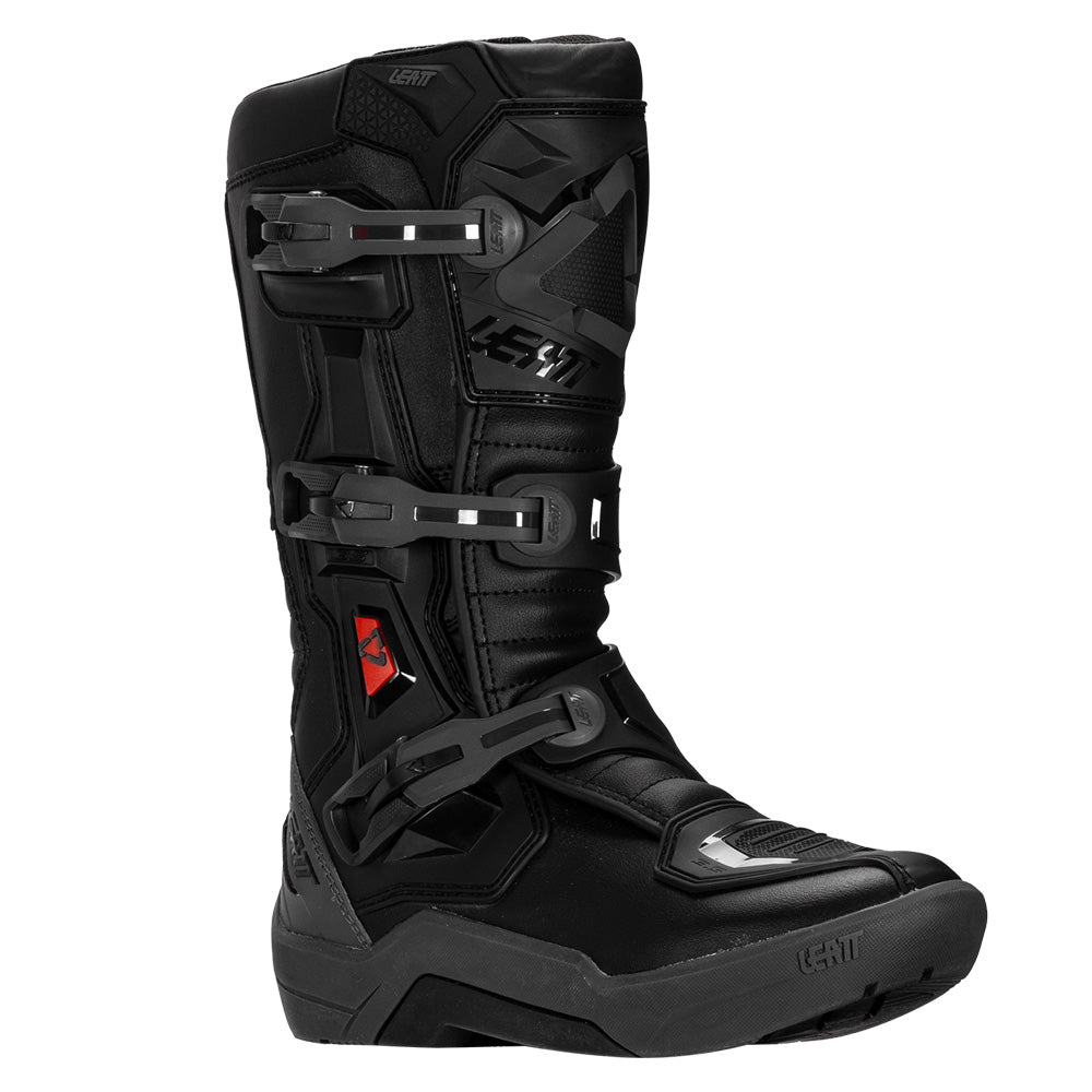 Leatt JUNIOR 3.5 MX Boots Stealth Black/Grey