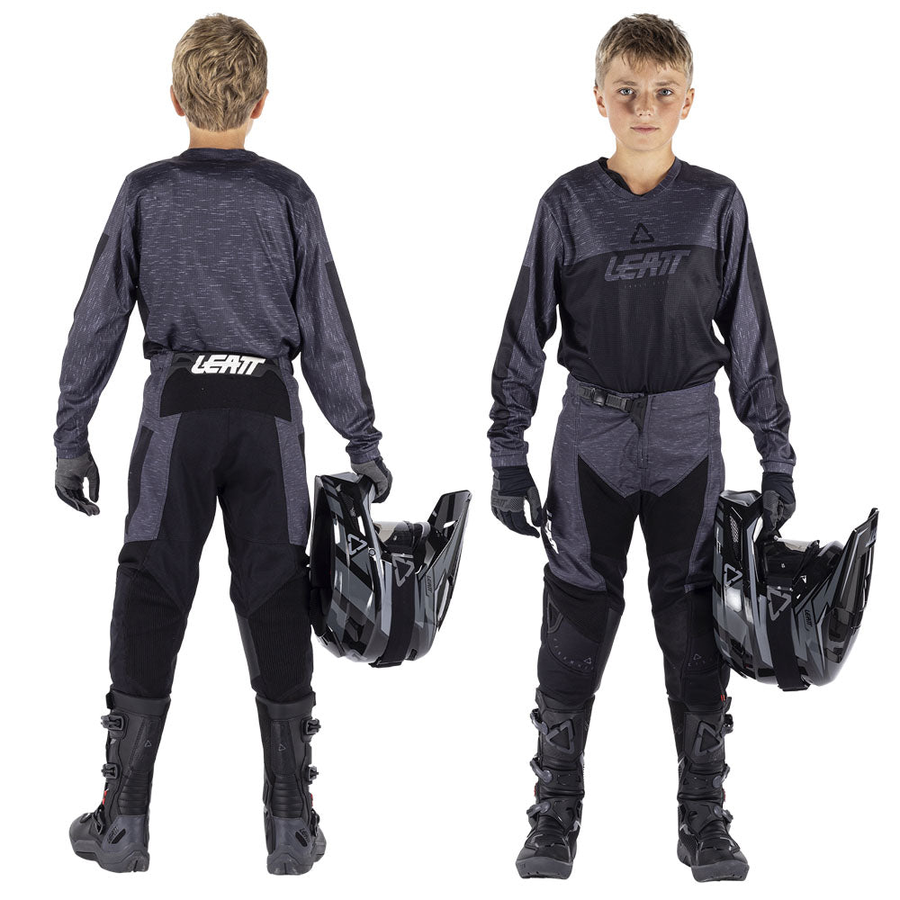Leatt YOUTH Moto 3.5 MX Kit Combo 2026 Stealth Black/Grey