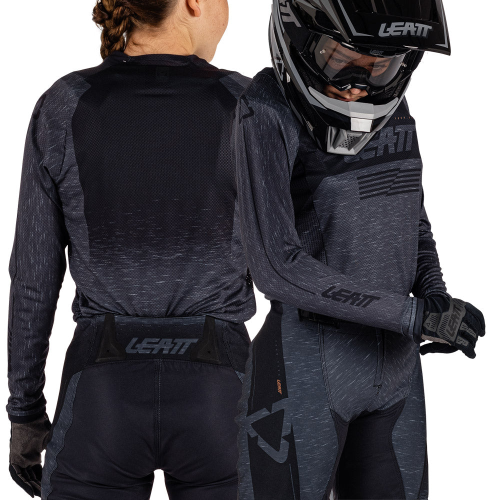 Leatt YOUTH Moto 4.5 MX Jersey 2026 Stealth Black/Grey