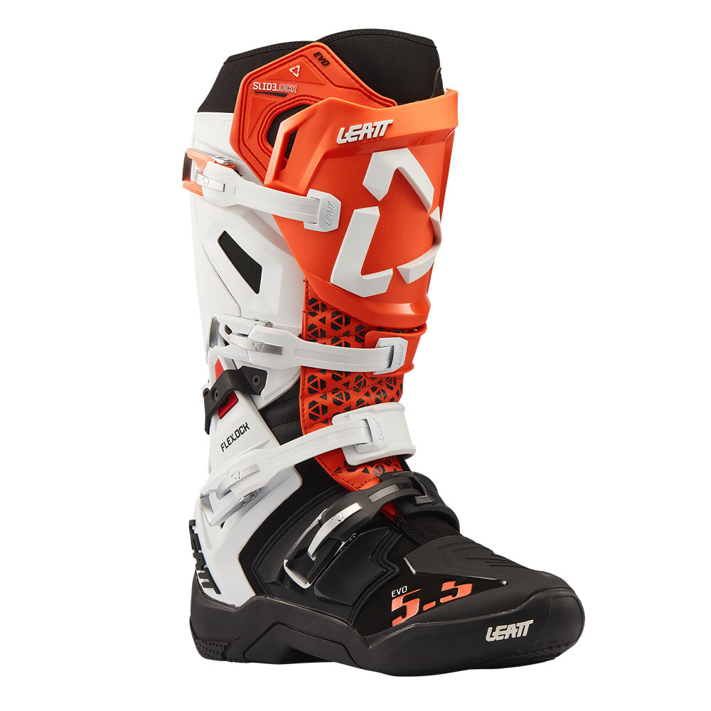 Leatt Moto 5.5 Flexlock Evo MX Boot 2027 White/Orange