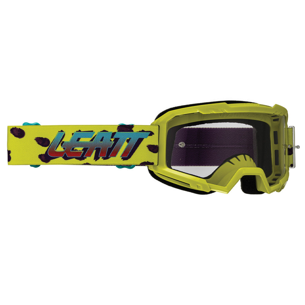 Leatt Vizion 2.5s YOUTH Goggle Cheetah - Clear Lens